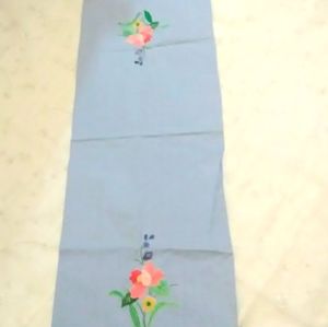 Handmade Vintage Floral Tablerunner